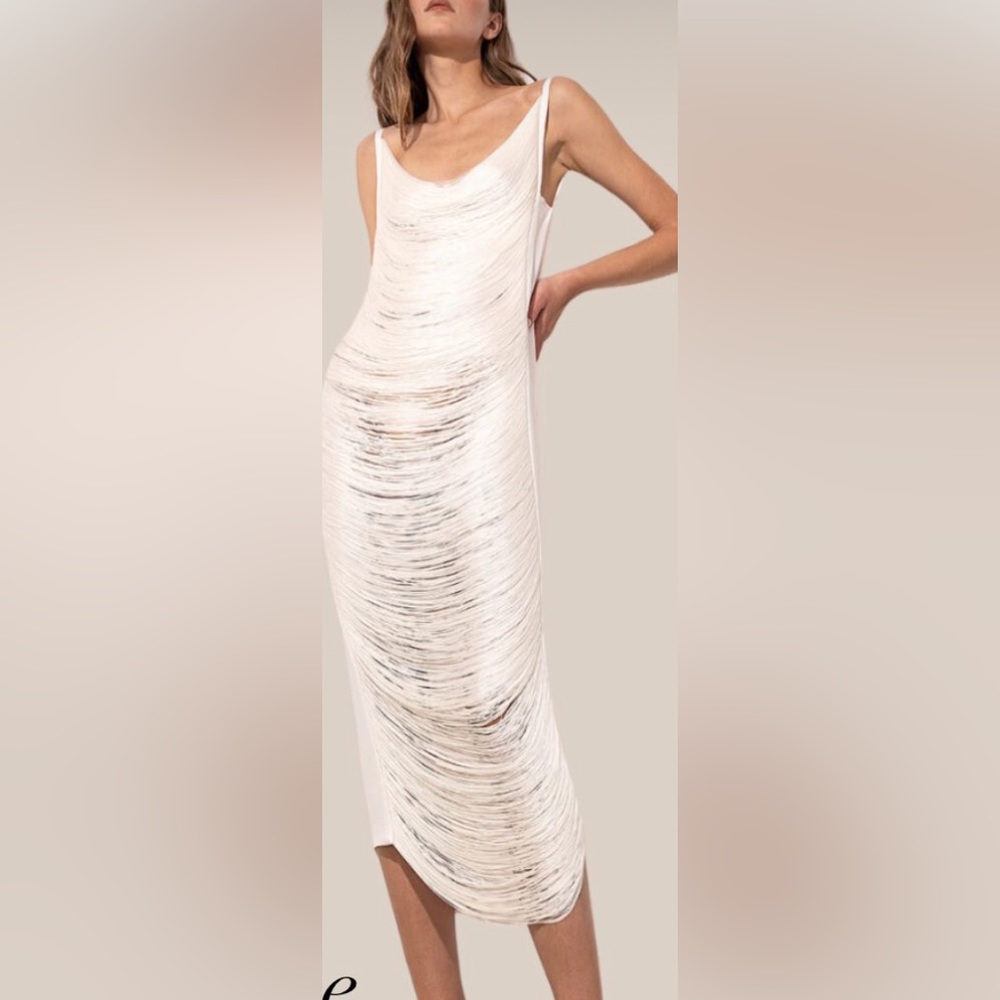NWT Womance “Wave” fringe dress